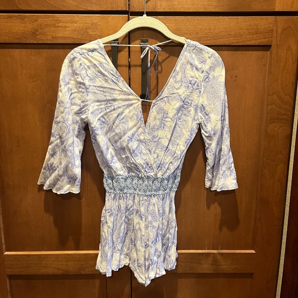 Vintage Havana Girls Paisley Romper